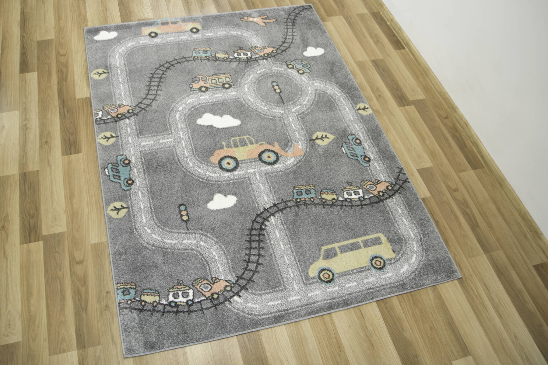 Detský koberec Lima C511A sivý