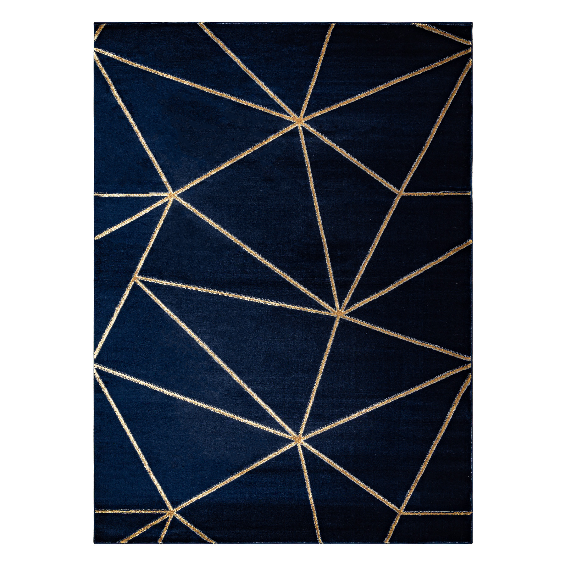 Koberec EMERALD exkluzívny 1013 glamour, styl geometrický granátový / zlatý