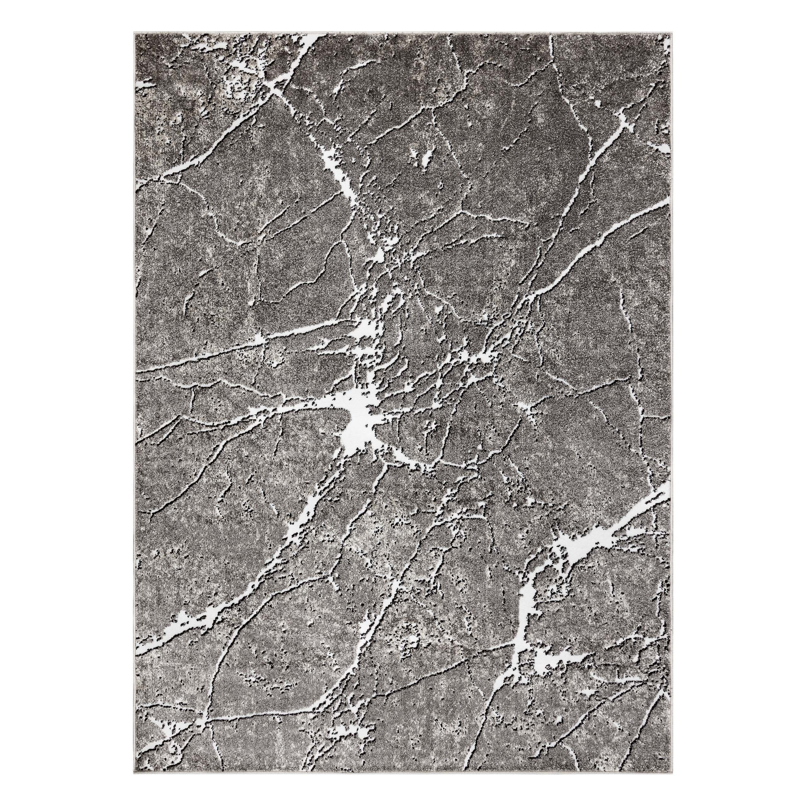 Koberec MATEO 8036/944 marmur - strukturální šedý / béžový