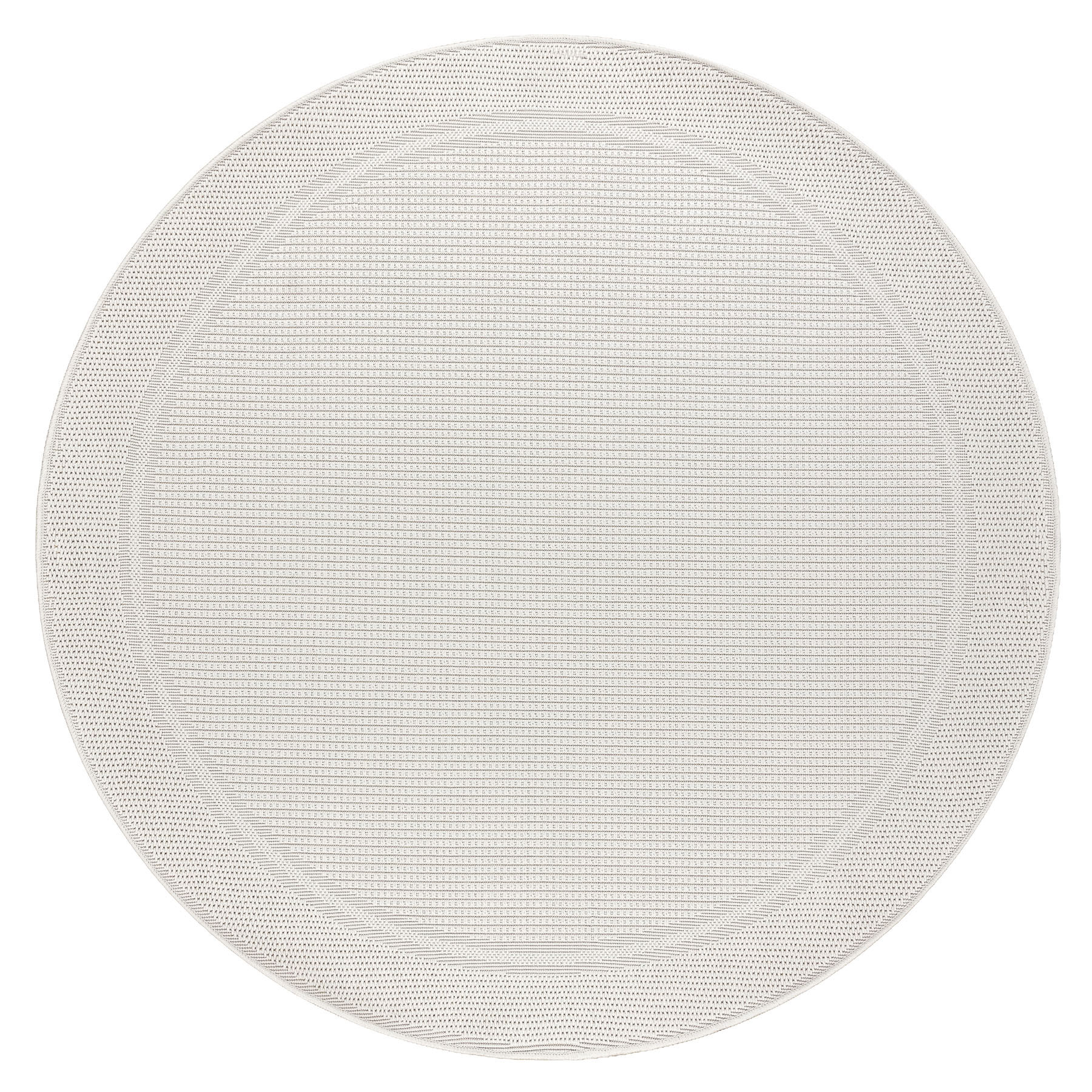 Šnúrkový koberec SIZAL TIMO 5979 kruh, biely 