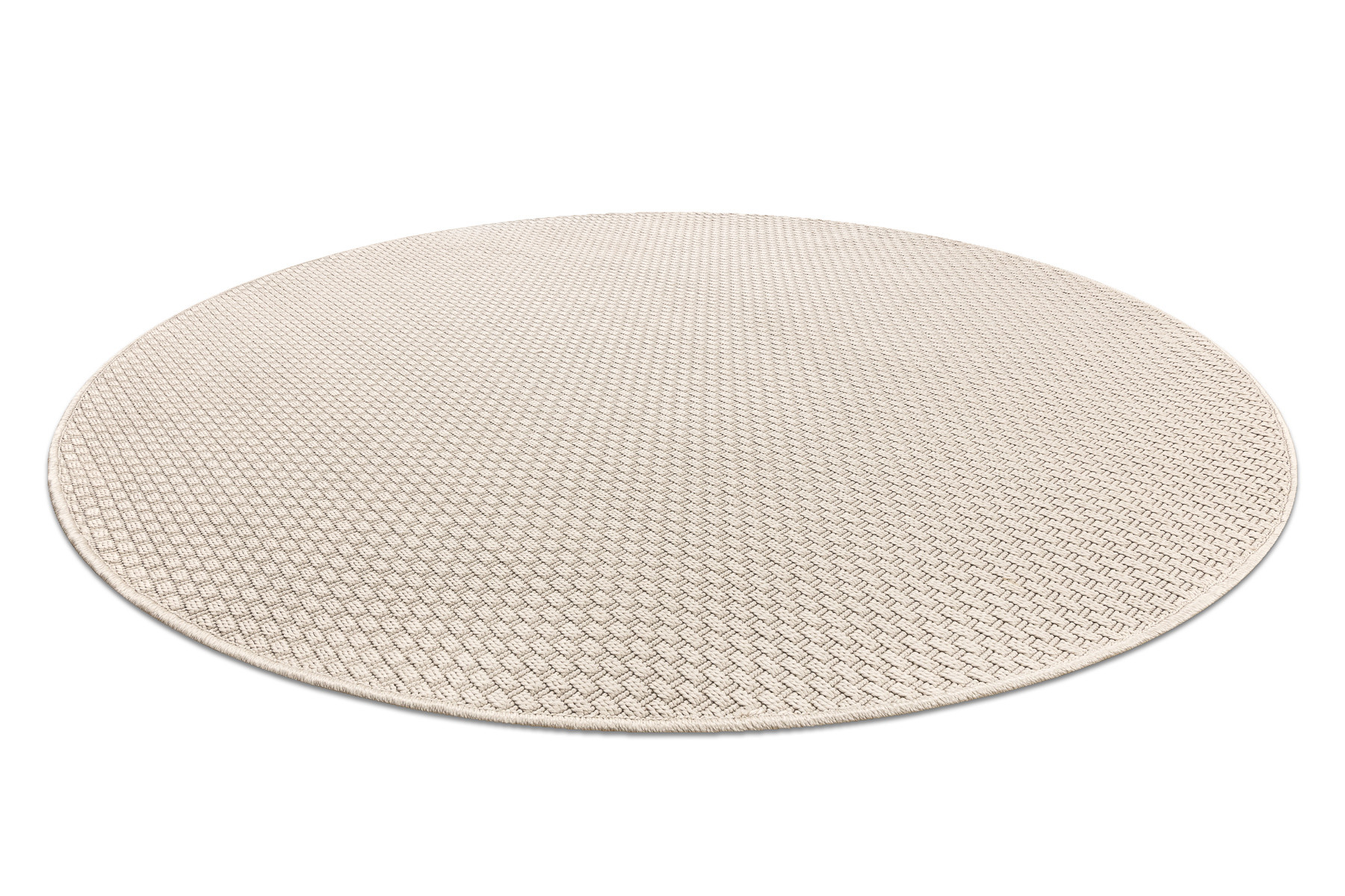 Šňůrkový koberec TIMO 6272 kruh béžový