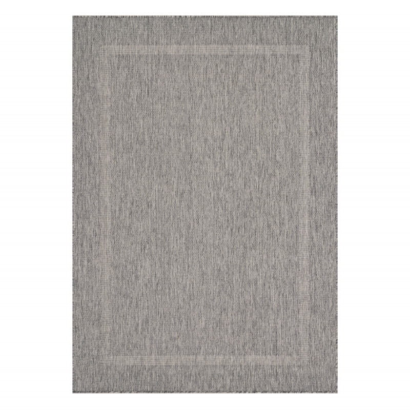 Šňůrkový koberec Relax ramka šedý