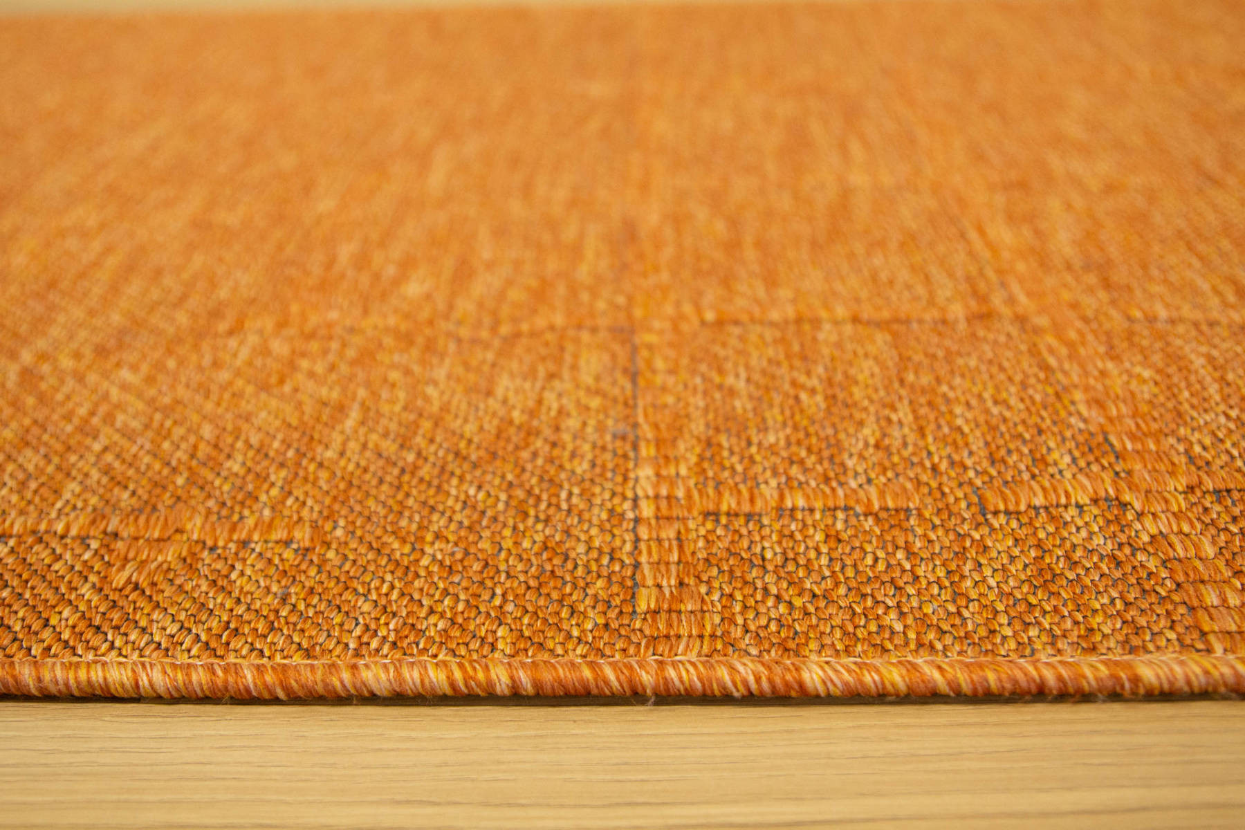 Protišmykový koberček K5047 Tile Deco oranžový