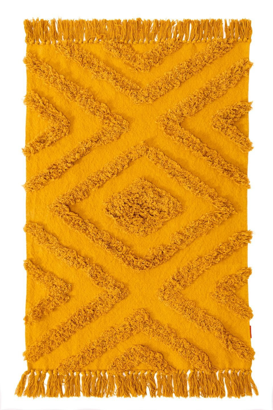 Koberec dekoračný SQUARE žltý