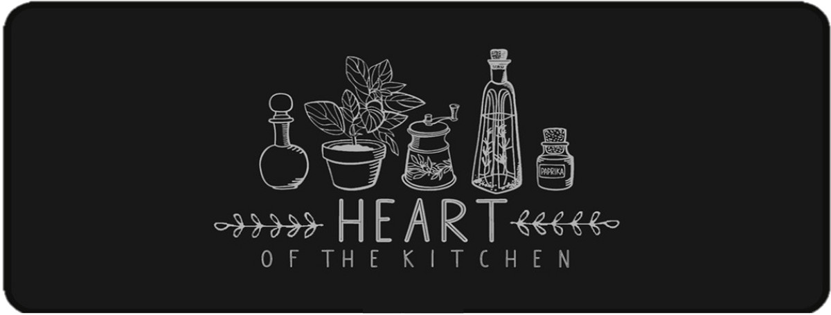 Kuchynský koberec srdce kuchyne
