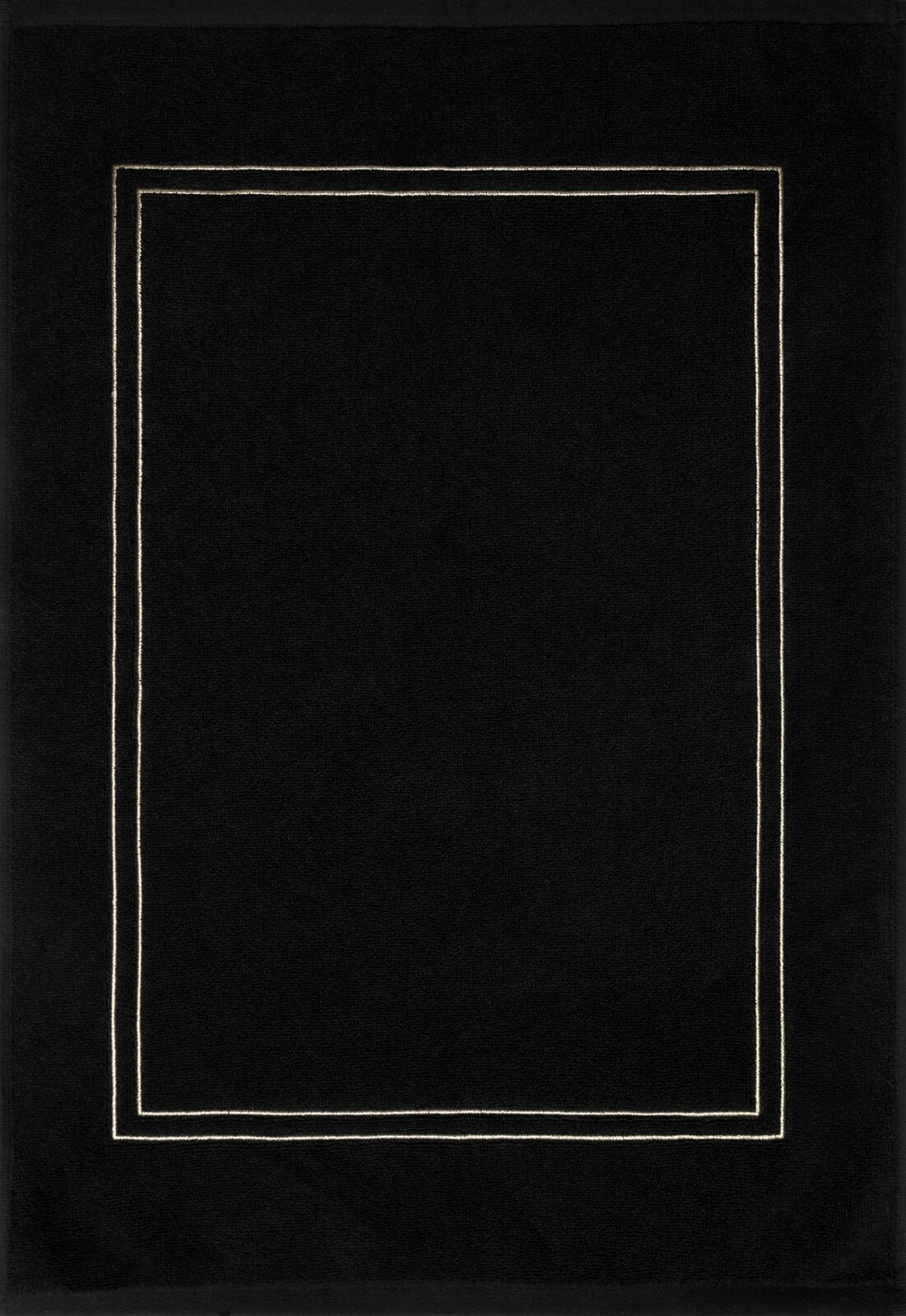 Kúpeľňový koberček OLIVIA 05 čierny