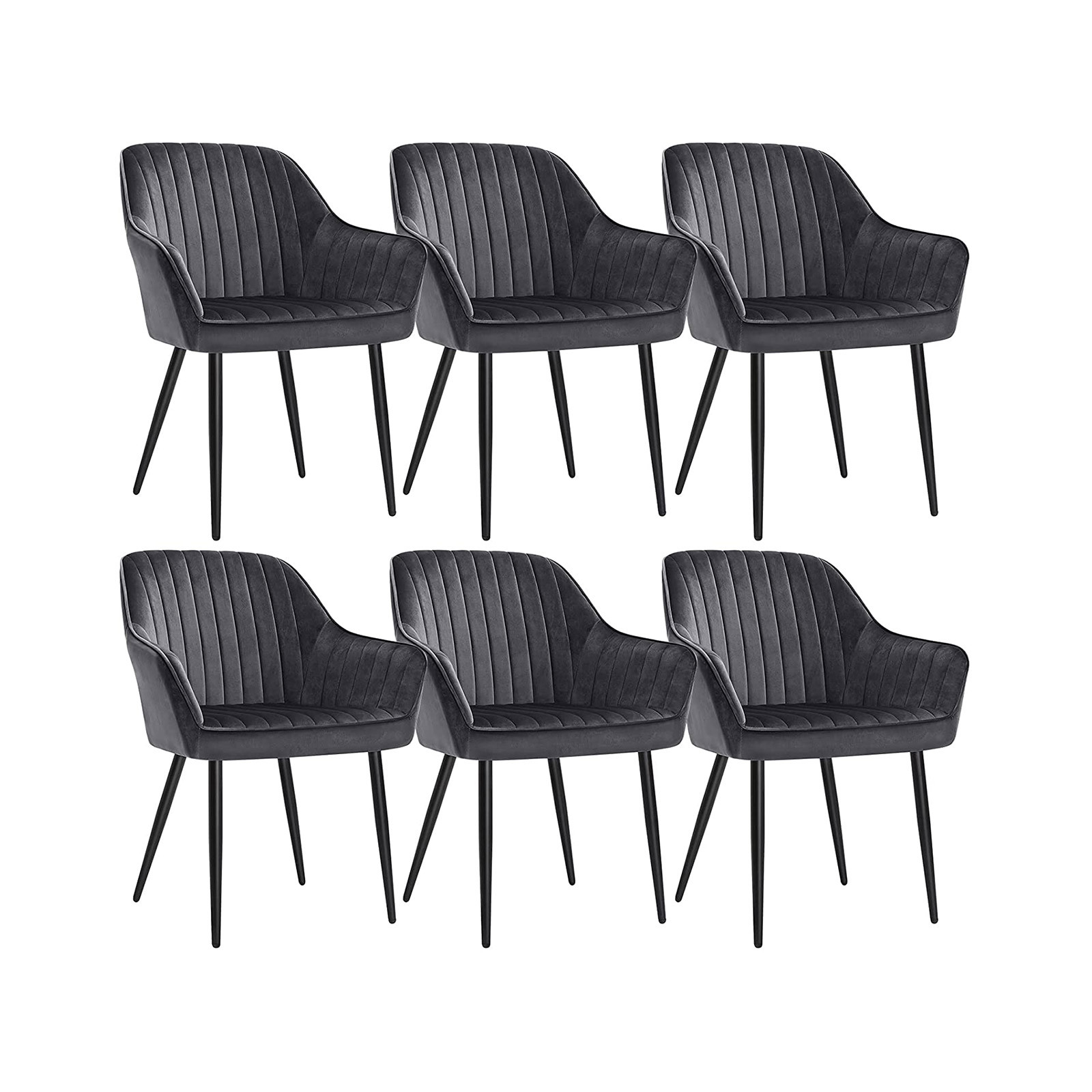 Set šiestich jedálenských stoličiek LDC087G01-6 (6 ks)