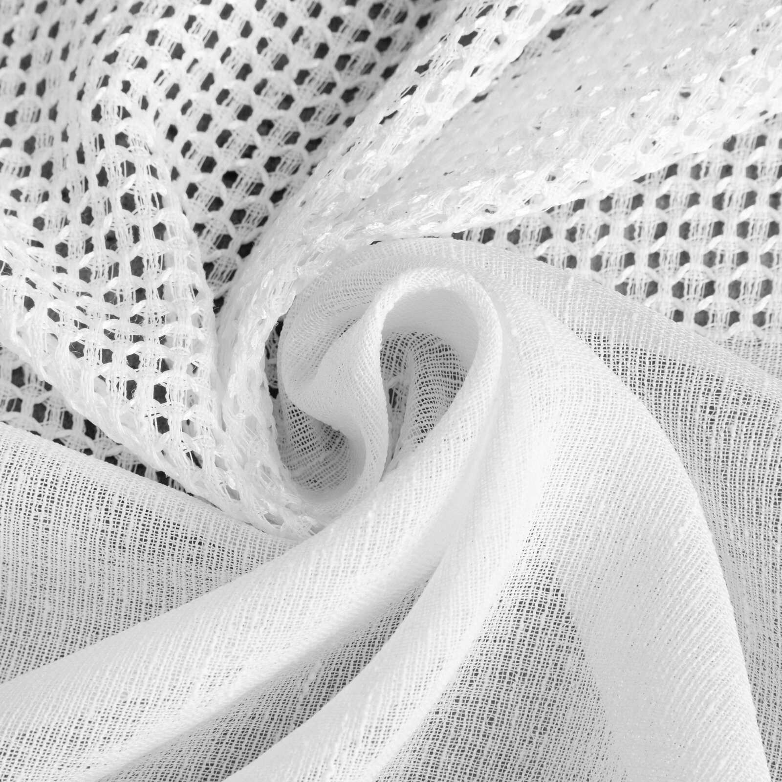 Hotová záclona MARISA bílá - na průchodkách