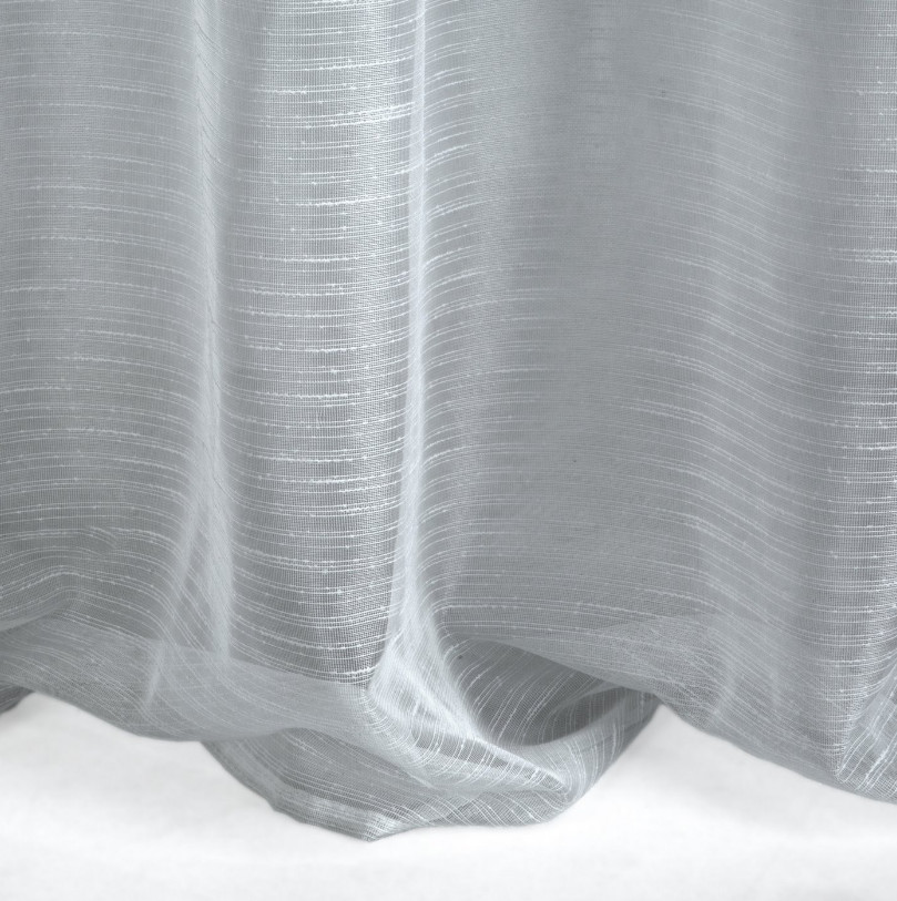 Hotová záclona AMIRA stříbrná - na průchodkách