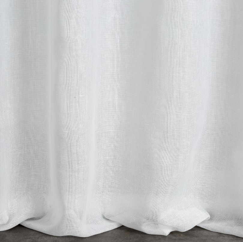 Hotová záclona JASPER biela - na priechodkách