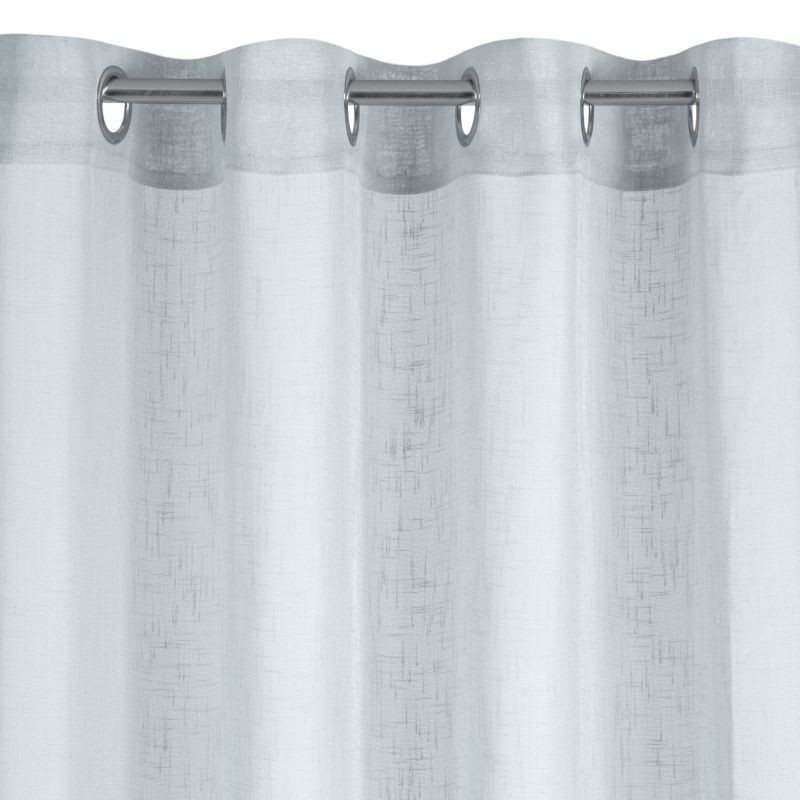Hotová záclona LEXY stříbrná - na průchodkách