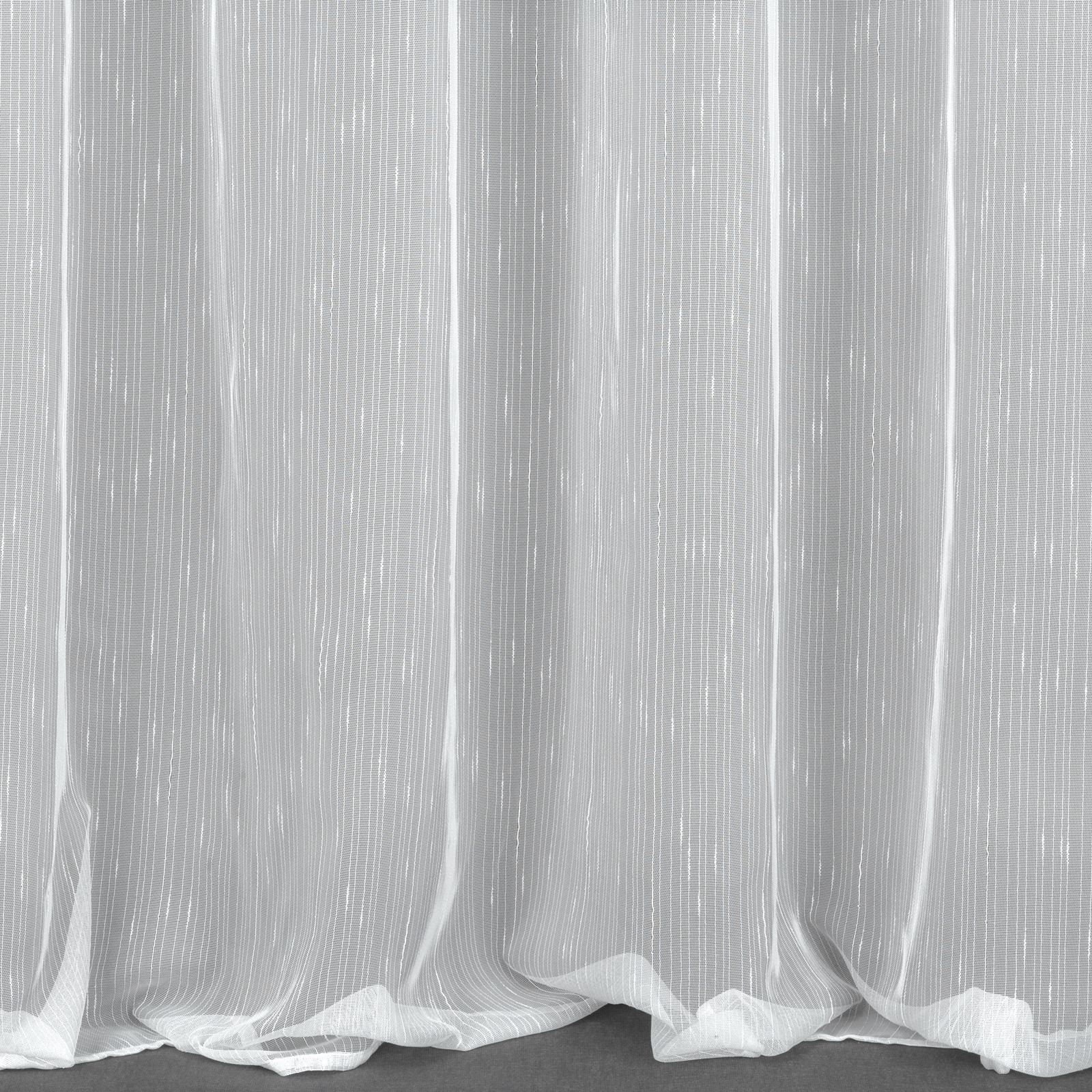 Hotová záclona PILAR biela - na páske