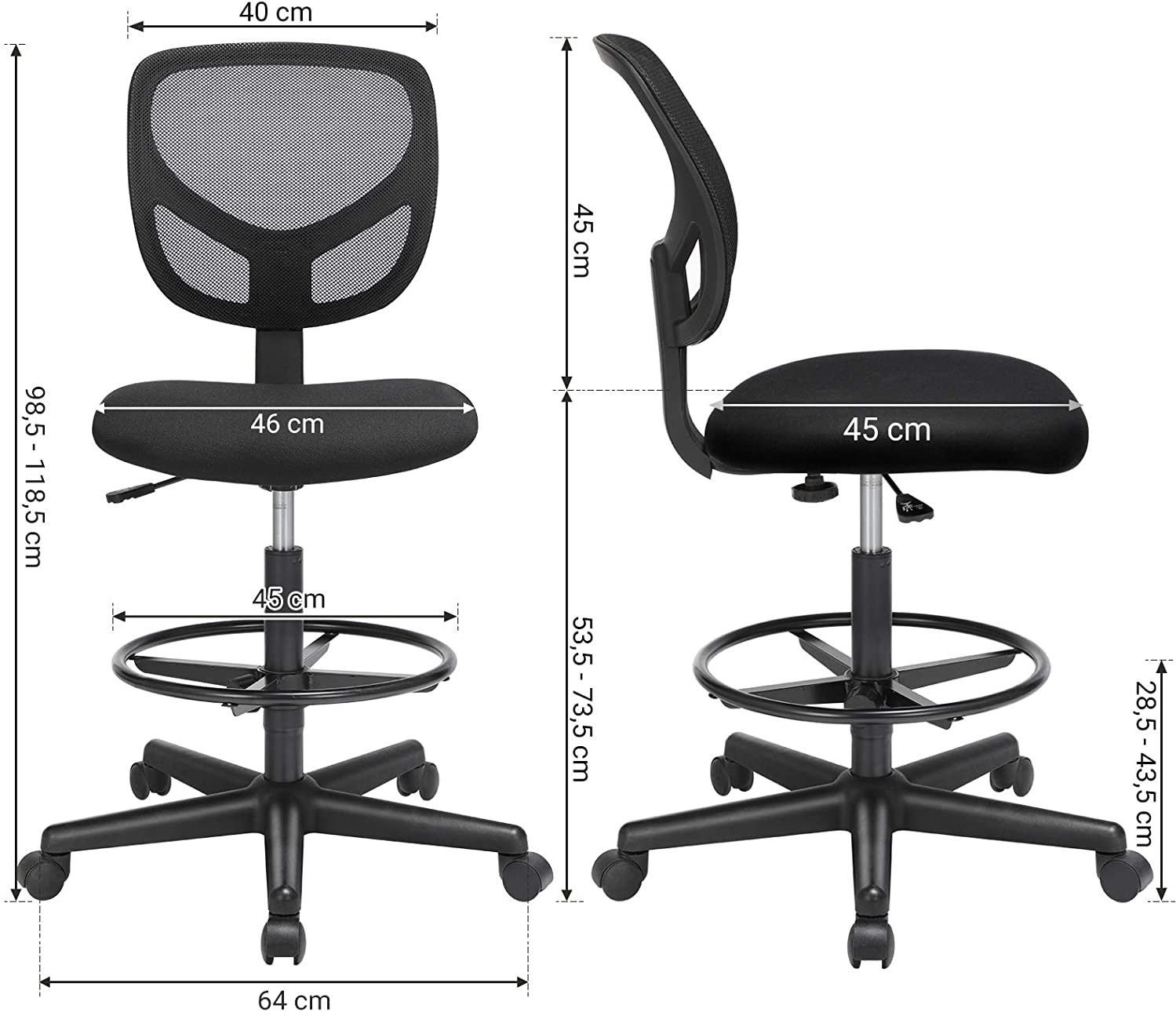Kancelářská židle OBN15BK