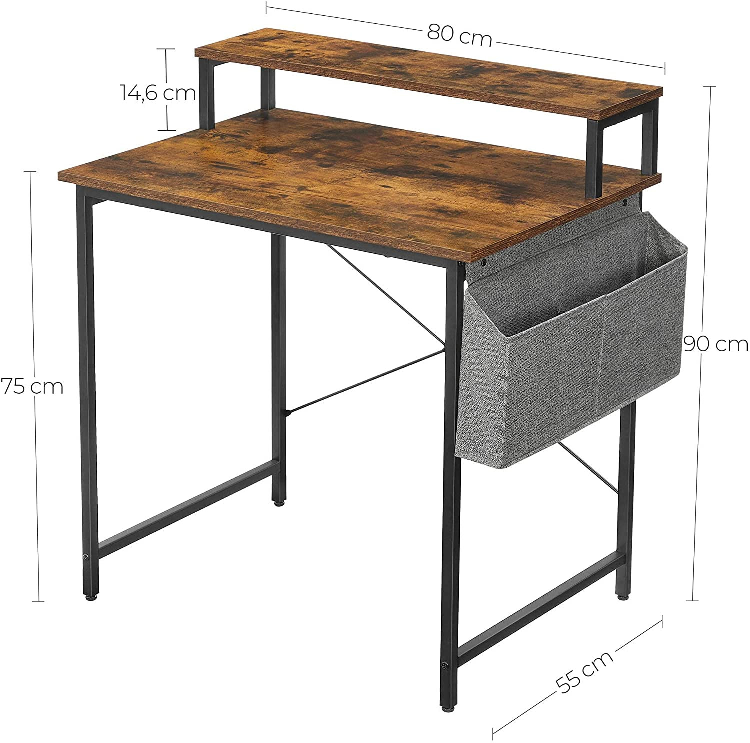 Kancelársky stôl LWD080B01