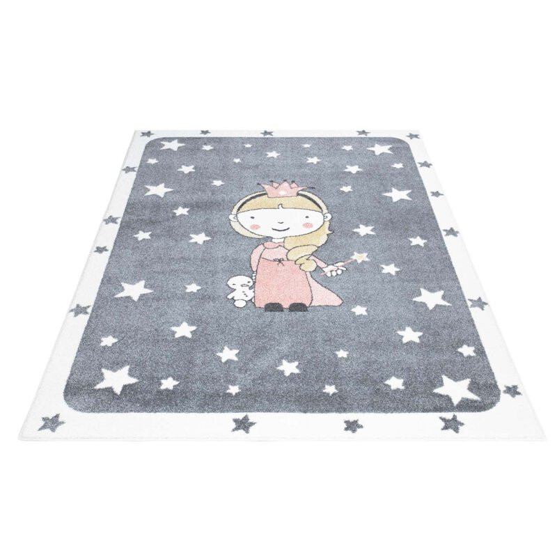 Detský koberec Anime 893 sivý