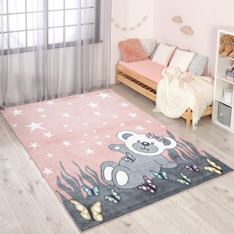Detský koberec Anime 916 ružový