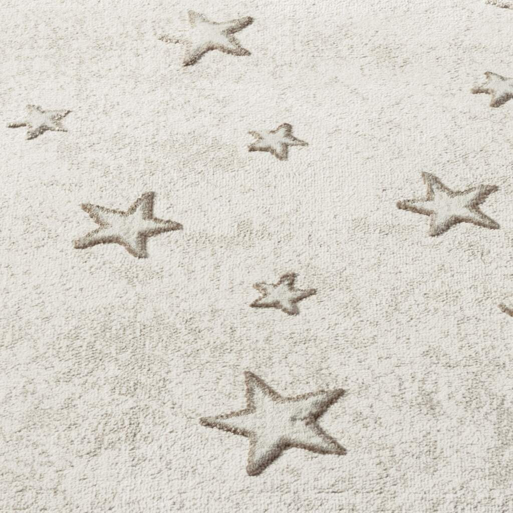 Detský koberec Mara 725 kruh, krémový / béžový