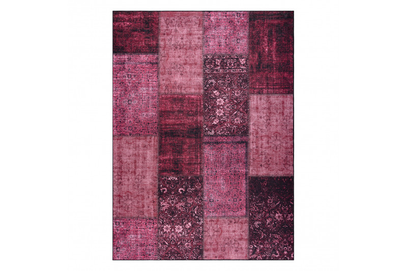 Koberec ANTIKA 127 patchwork ružový