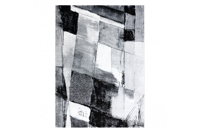 Koberec ARGENT - W9576 Abstrakcja šedý