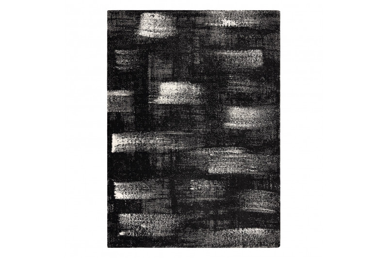 Koberec GNAB 60619733 abstrakce černá / šedá