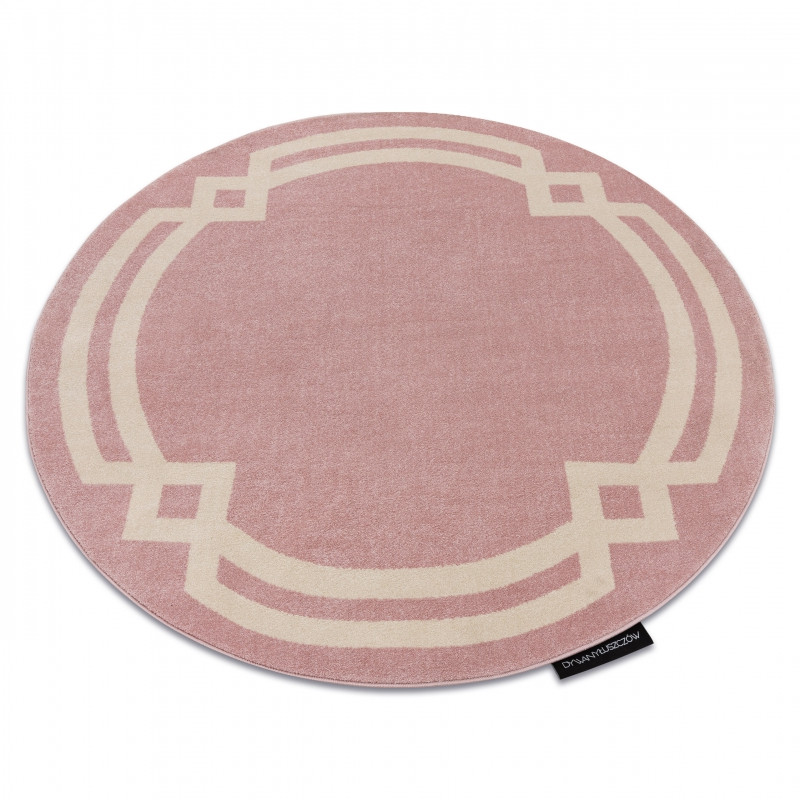 Koberec HAMPTON Lux kruh ružový