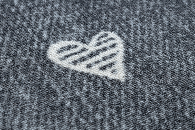 Koberec HEARTS Jeans - šedý