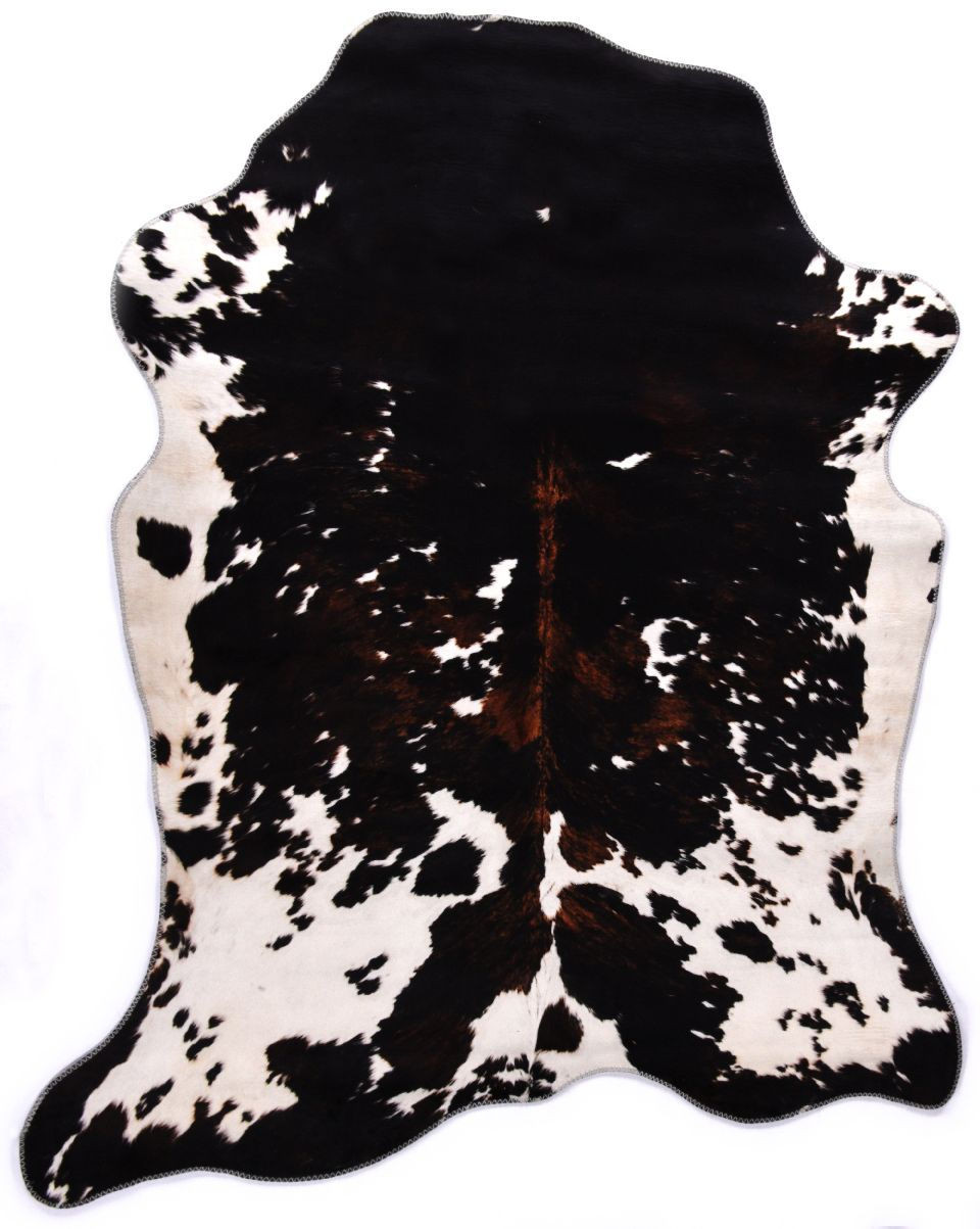 Koberec imitácia kože EMILIA AFT/28355 čierny / biely