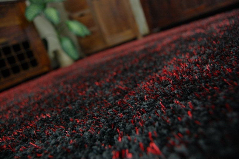 Koberec NARIN P901 čierno červený