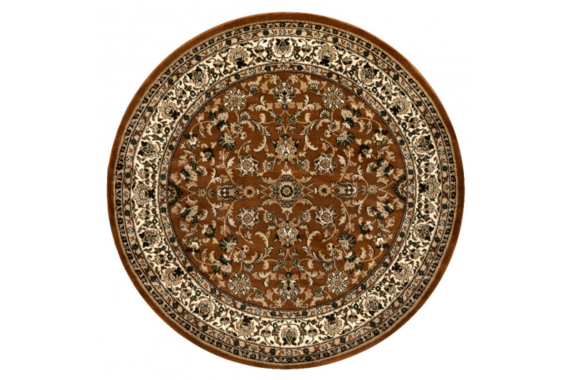 Koberec ROYAL ADR kruh vzor 1745 hnedý
