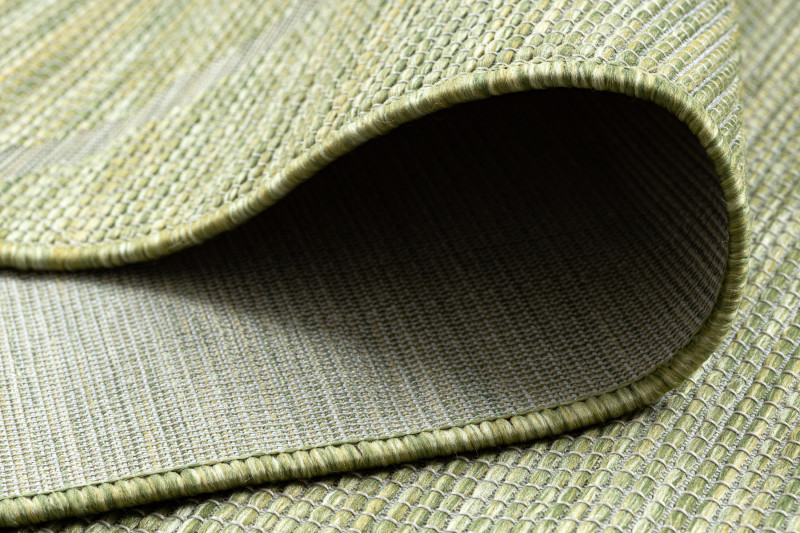 Koberec šňůrkový SIZAL PATIO ploské tkaní 3075 romby zelený/béžový