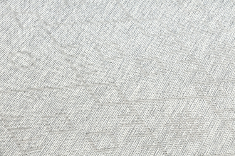 Koberec šnúrkový SIZAL PATIO ploské tkanie 3077 romby sivý / béžový