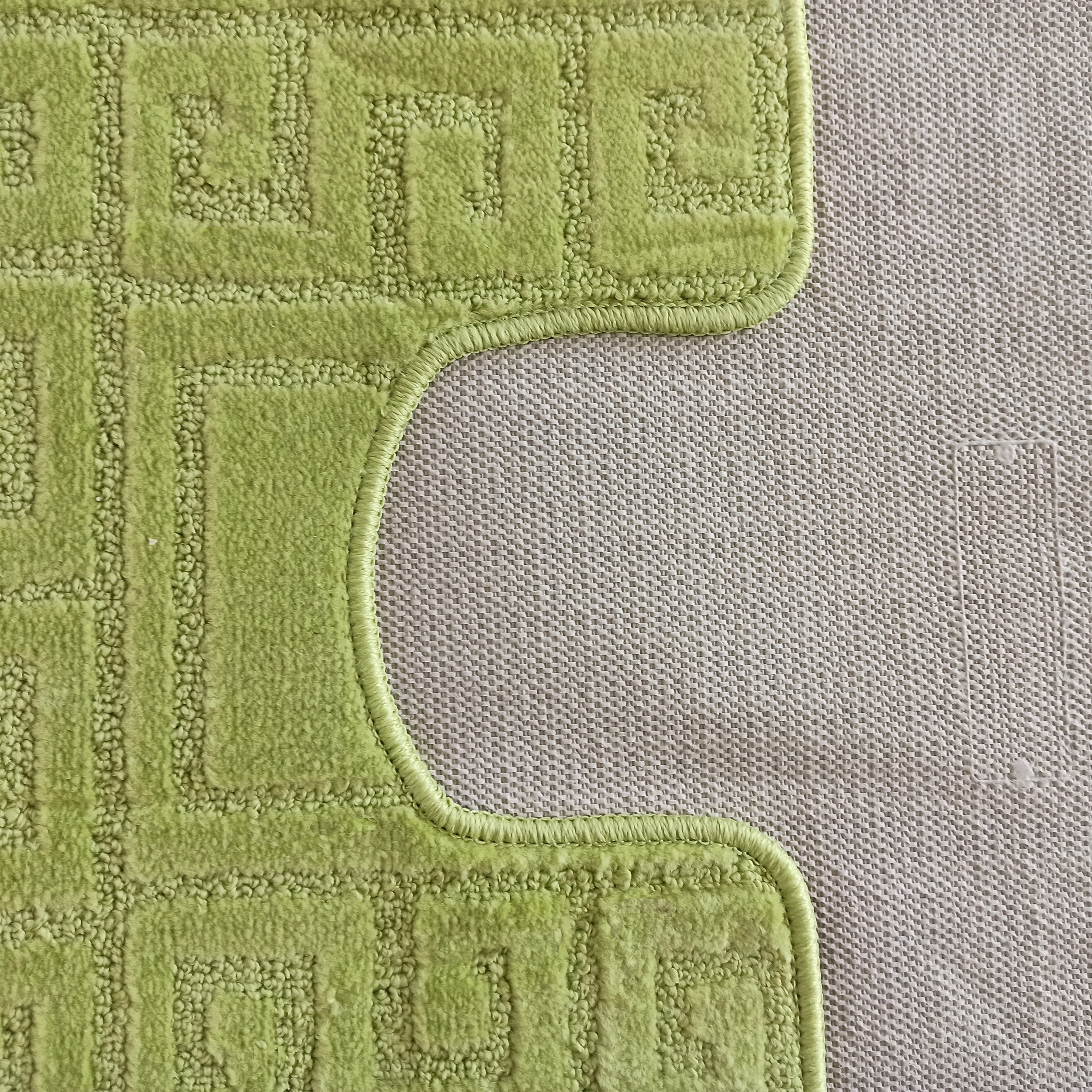 Sada koupelnových koberečků Montana Ethnic Phosphoric green