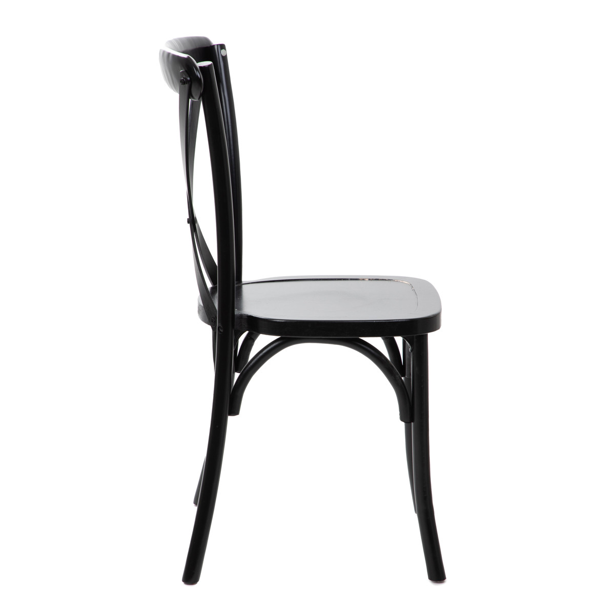 Jídelní židle DREV černá 875743
