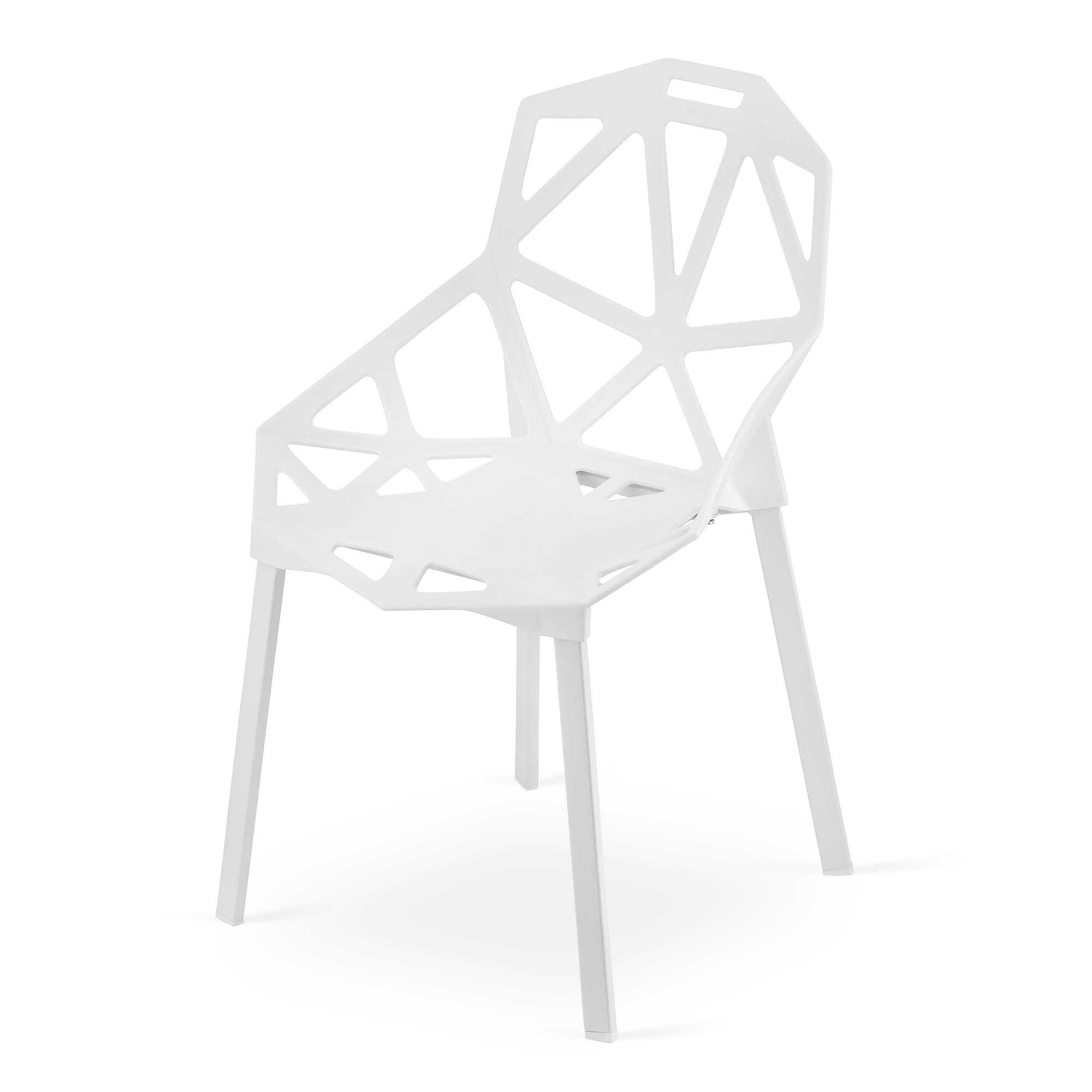 Set troch stoličiek ESSEN biele (3ks)