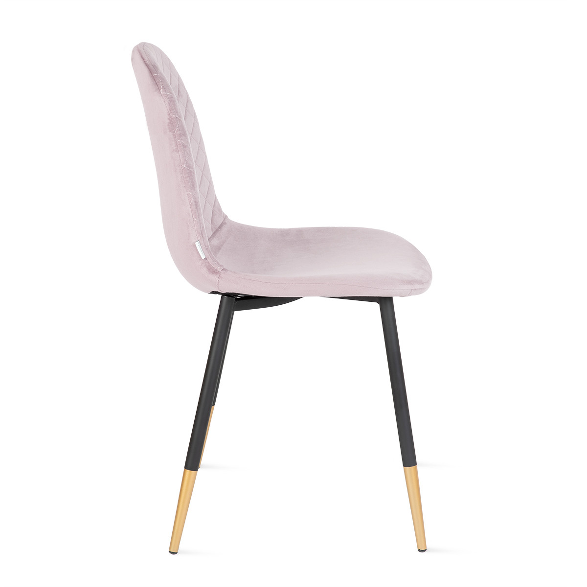 Jídelní židle NOIR sametová růžová 824086