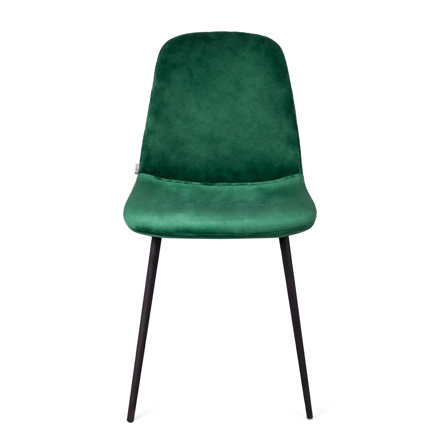 Jedálenská stolička SLANK zamatová zelená 977996