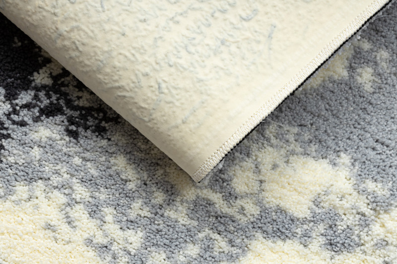 Koupelnový kobereček ABSTRACT abstrakce, protiskluzový, měkký - šedý