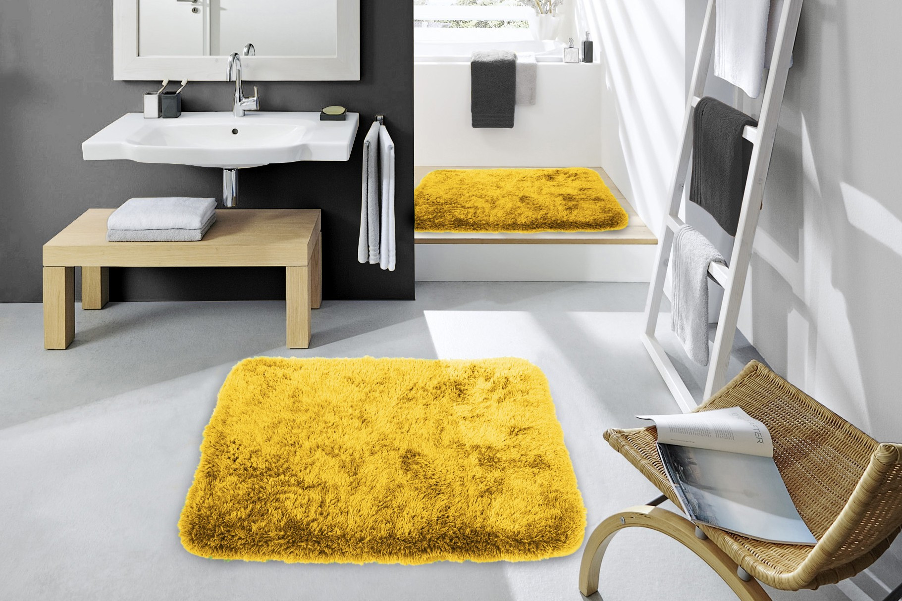 Koupelnový kobereček Excluziv Žlutý