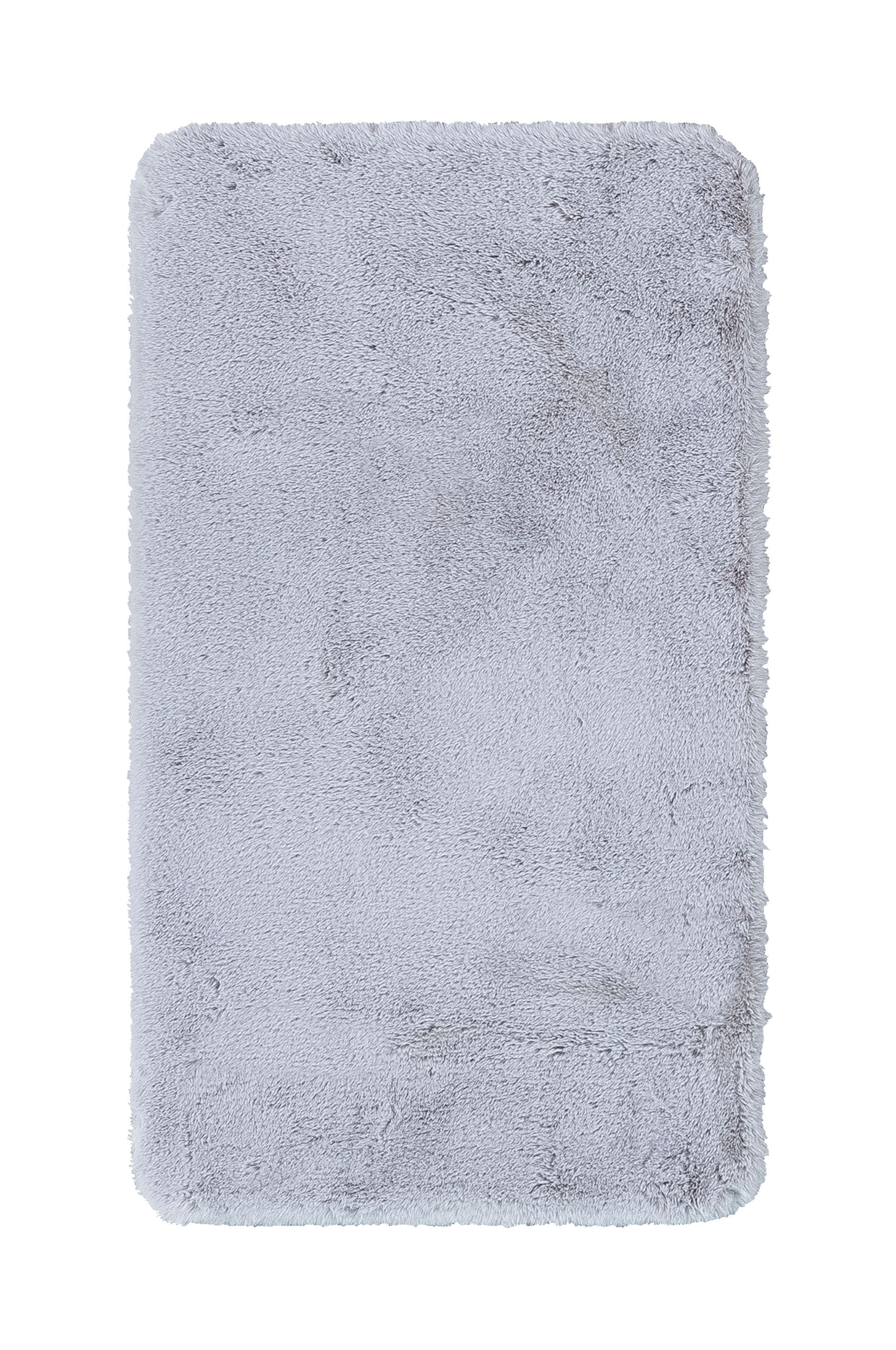 Koupelnový kobereček Moyo stříbrný