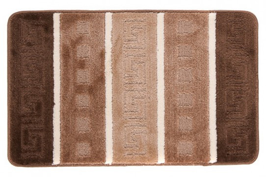Koupelnový kobereček MULTI A5016 CAMEL MULTI řecký - hnědý