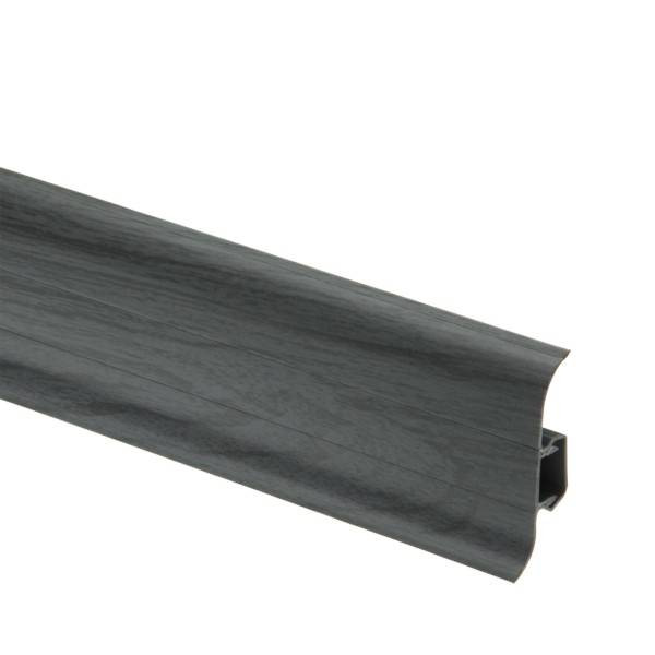 Podlahová lišta Premium Cezar 79 dub tmavě šedá matná 250 cm