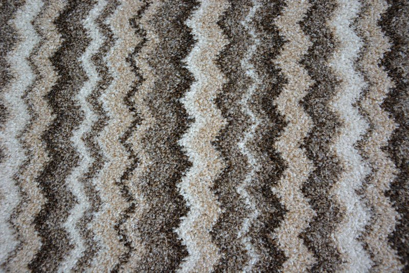 Metrážny koberec Cik Cak béž
