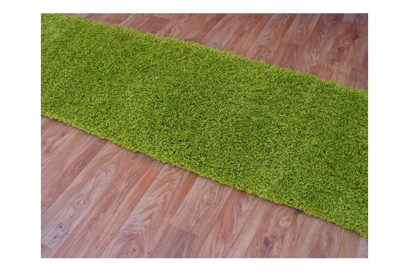 Metrážový koberec SHAGGY zelený