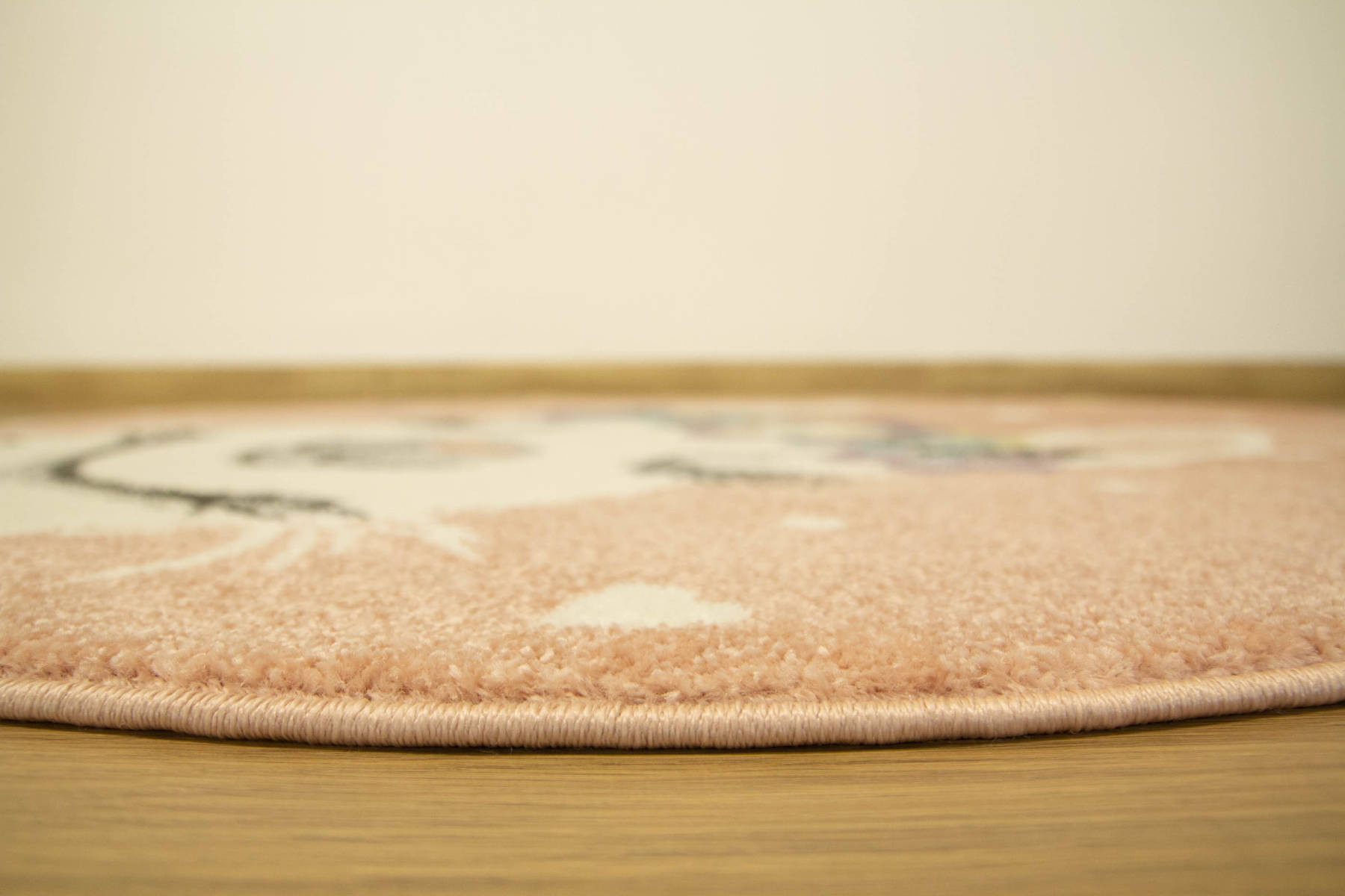 Detský koberec Lima C882A ružový / krémový