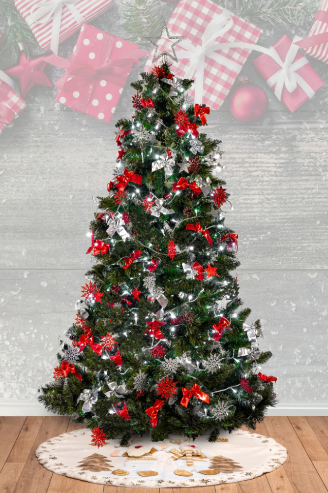 Podložka pod Vianočný stromček - YX028 krém