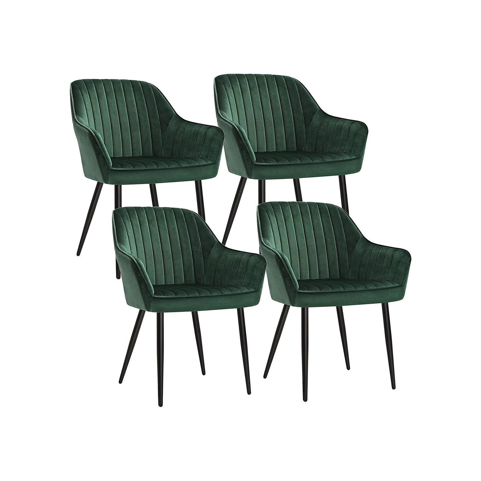 Set štyroch jedálenských stoličiek  LDC087C01-4 (4 ks)
