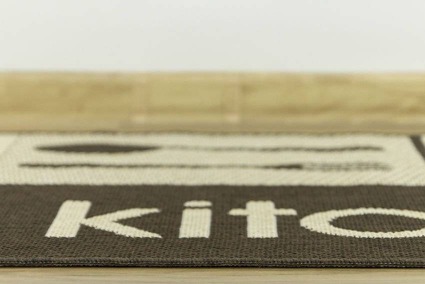 Protišmykový kuchynský koberec/ behúň Flex 19053/19 hnedý