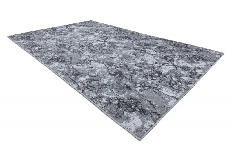 Protišmykový metrážny koberec MARBLE mramor, kameň sivý