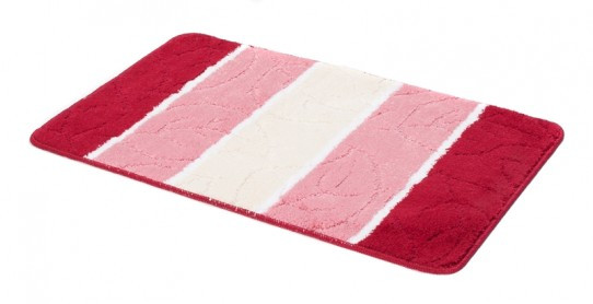 Sada koupelnových koberečků MULTI C5019A červený list