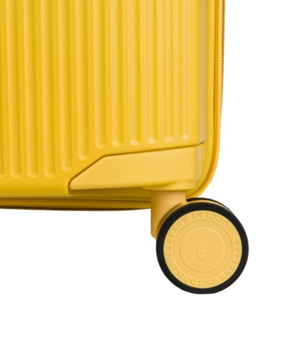 Žltý kabínový kufor Mykonos